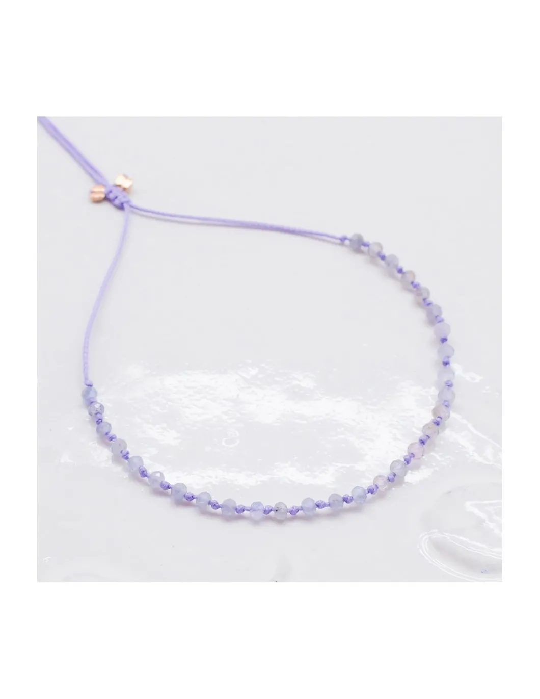 SWEET M - BRACELET TANZANITES AVEC NOEUDS