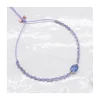 SWEET M - BRACELET UNE TANZANITE SMOOTH ET 30 TANZANITES NOUÉES