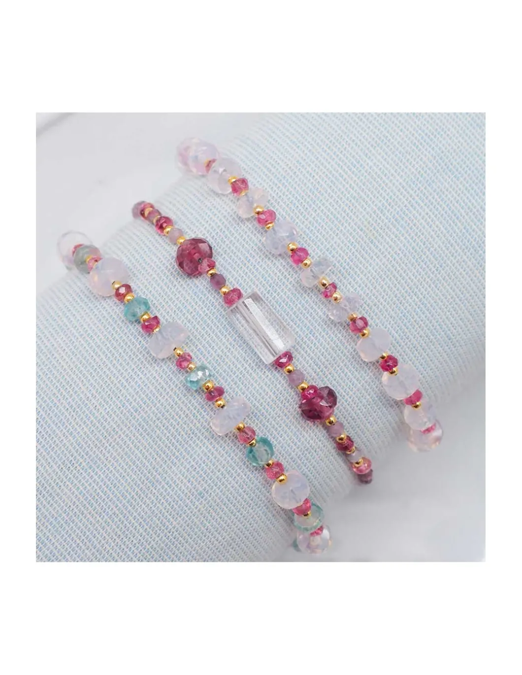 SWEET M - BRACELETS PIERRES SEMI-PRÉCIEUSES AU CHOIX (à partir de 56€)