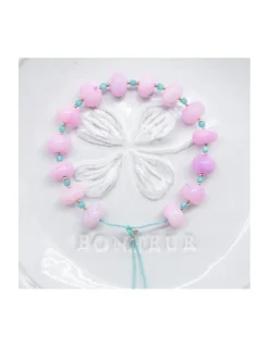 TUTTI FRUTTI - BRACELET OPALES ET PIERRES AU CHOIX (QUARTZ OU AMAZONITES)