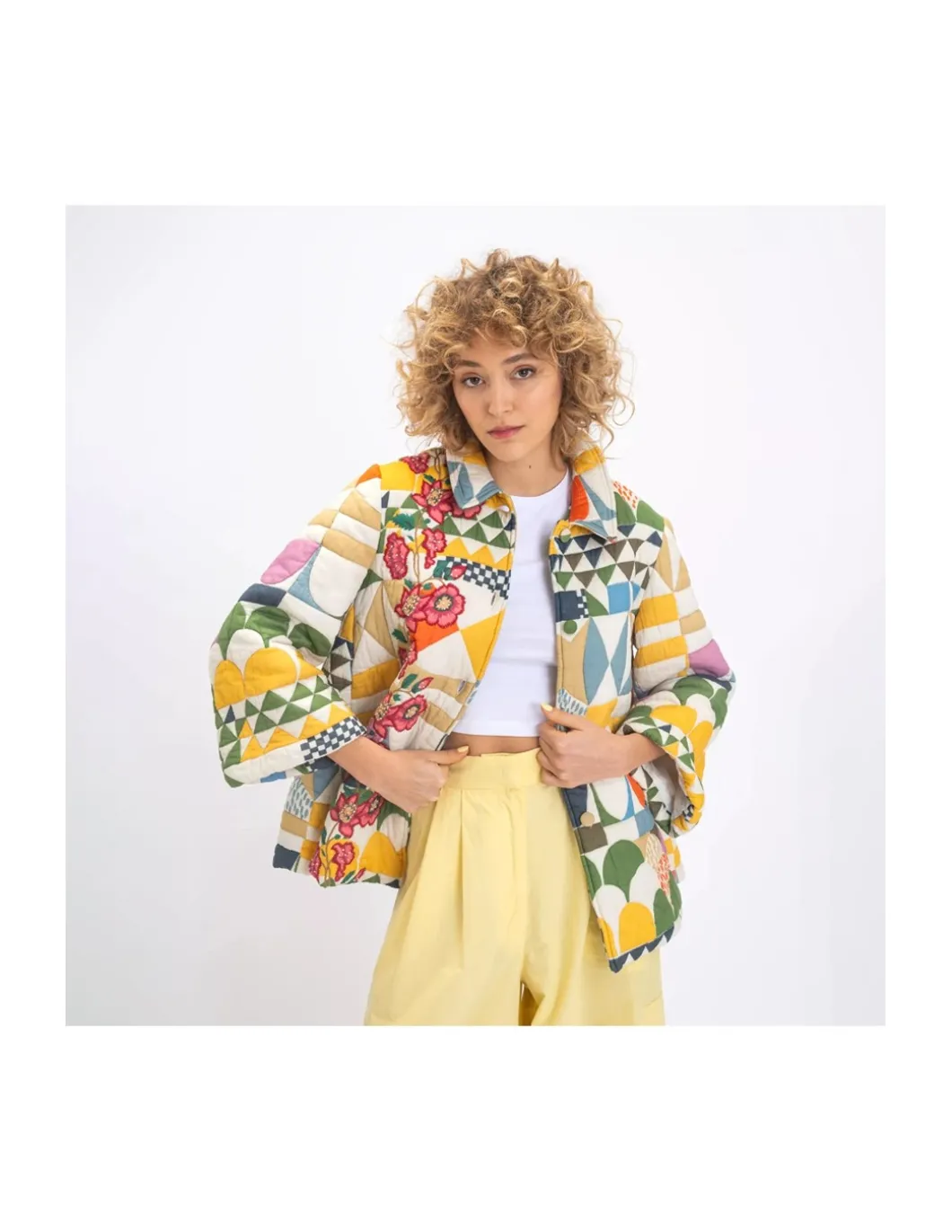 VESTE MATELASSÉE PATCHWORK - LAKSHMI