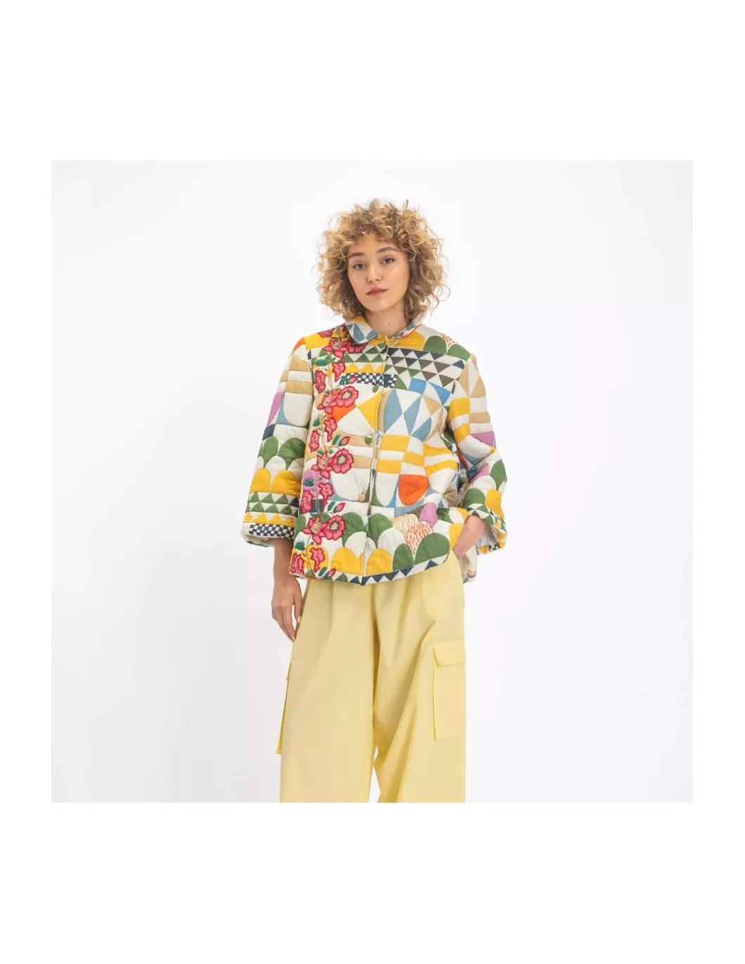 VESTE MATELASSÉE PATCHWORK - LAKSHMI