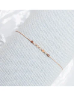WILLOW - BRACELET FIL COULEUR BEIGE / CHAMPAGNE AU CHOIX (de 20€ à 113€)